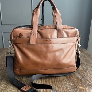 Coach Men's Hamilton Leather Briefcase Bag